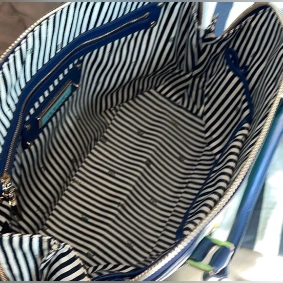 L.A.M.B. by Gwen Stefani Montego Bowler Bag in Green Ombre GORGEOUS❣️ - Picture 7 of 7